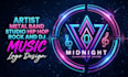 create a modern vibrant music logo design