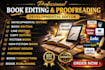 developmental editing and book editing for your manuscript
