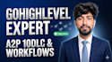 setup gohighlevel a2p, gohighlevel workflow, and gohighlevel website