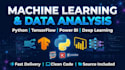 build a machine learning model and data analysis script