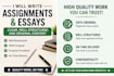 write assignments and essays
