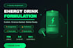 formulate a custom energy drink or pre workout beverage