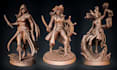 sculpt custom 3d printable figurine and statue stl