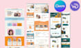 design a modern canva website and canva landing page