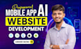 develop ai website, ai software, front end, backend full stack developer
