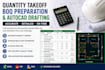 do quantity takeoff, boq preparation and autocad drafting
