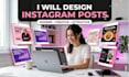 create attractive instagram post designs
