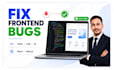 fix HTML CSS javascript react  nextjs frontend bugs professionally