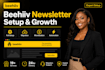 setup your beehiiv newsletter, design, migration, and monetization