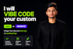 vibe code your custom ai web app, saas or landing page
