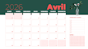 design a professional custom wall calendar or planner