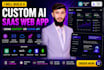 build a custom ai saas web app using chatgpt or gemini API
