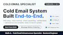 setup cold email system with copywriting and verified leads