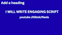 create motivational video scripts for youtube and reels