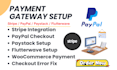 integrate stripe paypal paystack flutterwave payment gateway