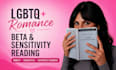 beta read  and sensitivity read your lgbtq romance novel as queer reader