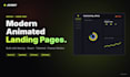 design and develop a modern animated landing page in nextjs