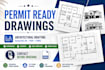 create UK and USA house floor plans and permit drawings