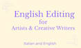 improve english for artists and creative writers