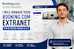help you manage your booking com extranet and get more reservations