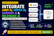 integrate lindy ai, vertex ai, bardeen ai, and relevance ai automations zoho api