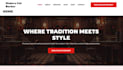 create a modern barber shop website with booking system