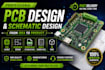 create professional pcb design, schematic and bom with gerber files