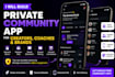 build a private community app for creators coaches and brands