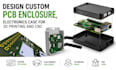design custom pcb enclosure electronic case for 3d printing and cnc