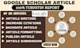 increase google scholar citations, journals, publishing research article