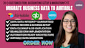 migrate data to airtable crm database from excel google sheets or csv workflow