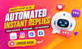 do manychat ai chatbot, automated instant replies and social media dm automation