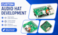 design raspberry pi audio hat dac amplifier pcb