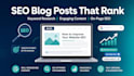 write SEO blog posts and articles that rank on google