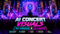 create immersive ai concert visuals, dj visuals and vj loops