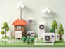model energy systems like heating systems, air conditioners, etc