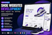 design and develop a professional ecommerce shoe website