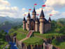 build minecraft castle, villages, base, hubs, spawns, house