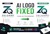 refine your ai logo into a clean vector design