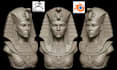 sculpt realistic 3d head printable model 3d face model bust statue stl 3d print