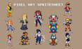 do pixel art animation 2d sprite sheet pixel animation and pixel art character