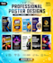 create custom poster, banner designs