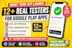 do mobile app testing, usability testing, and bug reporting