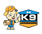 do mascot dog and pet grooming logo design