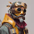 sci fi character illustration or sci fi character