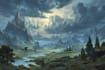 design stunning fantasy landscape