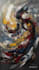 create a custom oil and acrylic painting
