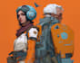 design futuristic sci fi character illustrations