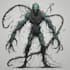 design unique and terrifying horror creature art