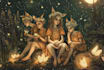 draw fantasy children illustration